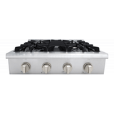 30 Inch Professional Gas Rangetop In Stainless Steel