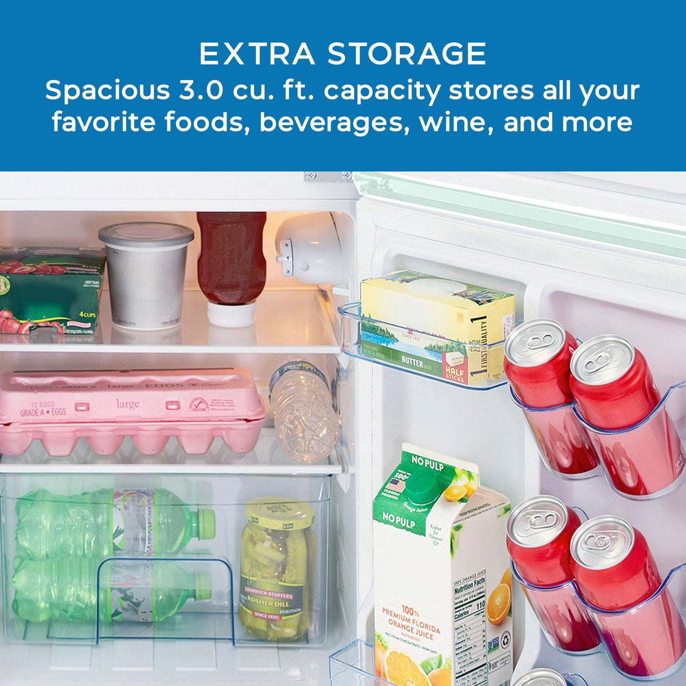 Avanti 3.1 Cu. Ft. Retro Compact Refrigerator - Black