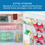 Avanti 3.1 Cu. Ft. Retro Compact Refrigerator - Black