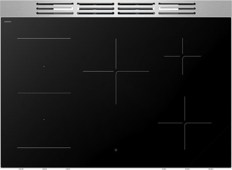 800 Series, Induction freestanding range cooker, 36'', Stainless steel