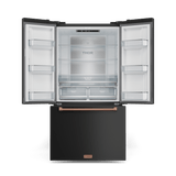 36 Inch 20.3 Cu Ft French Door Counter Depth Refrigerator With Ice Maker In Black/rose Gold  Gordon Ramsay Series