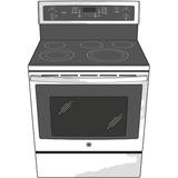 GE Profile™ 30" Free-Standing Electric Convection Range