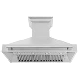 ZLINE 48 in. Stainless Steel Range Hood with Stainless Steel Handle (8654STX-48) [Color: Blue Matte]