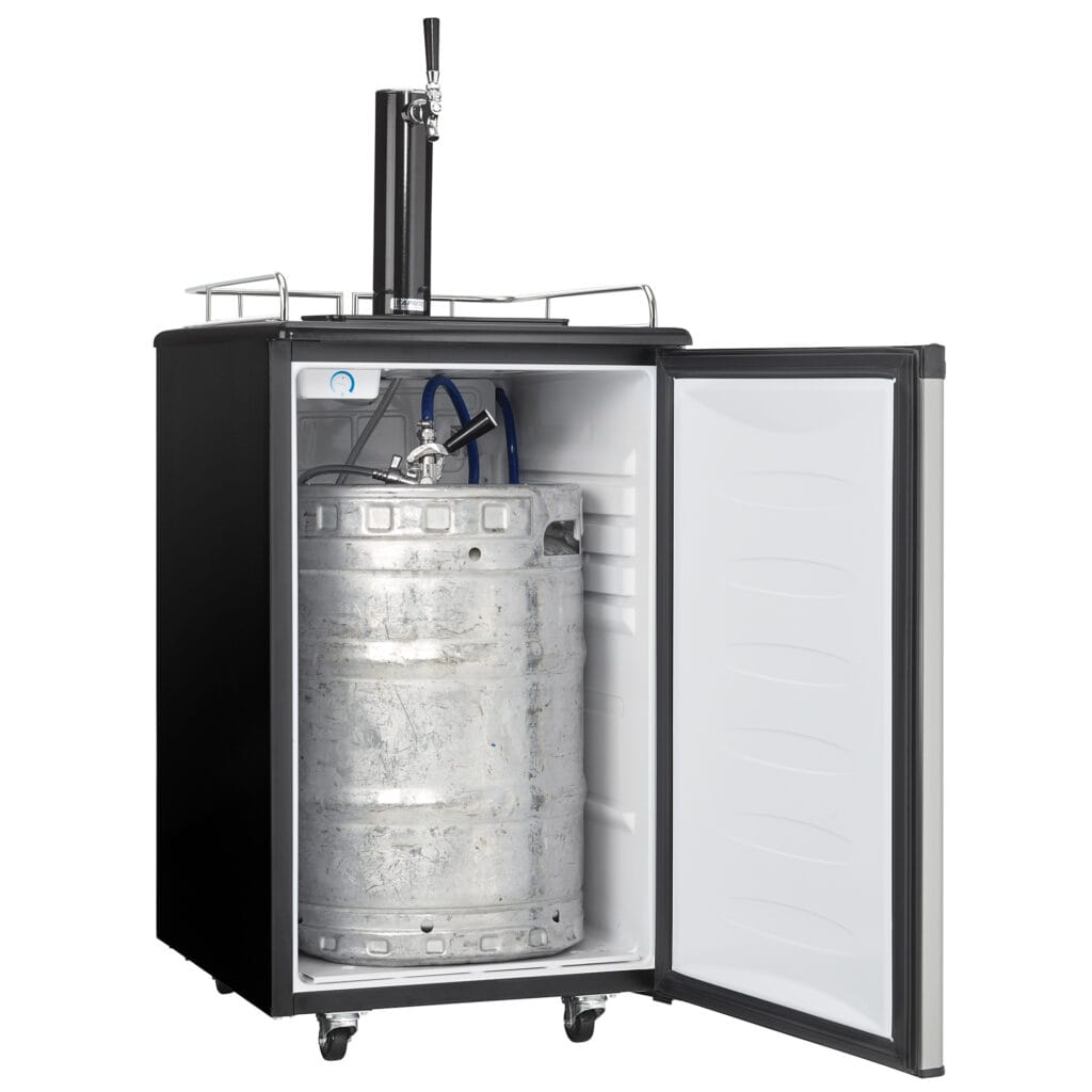 Danby 5.4 cu. ft. Single Tap Keg Cooler in Stainless Steel Look