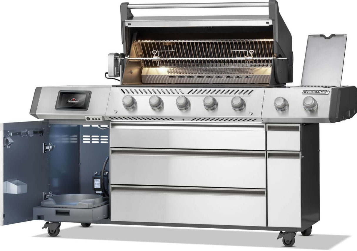 Prestige PRO 665 Elite with Smart Technology & Electric Smoker Box , Natural Gas, Stainless Steel