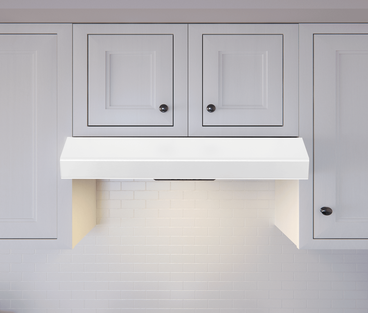Breeze II, UC, 30", Wht, LED, 400 CFM