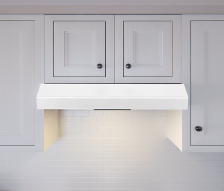 Breeze II, UC, 30", Wht, LED, 400 CFM