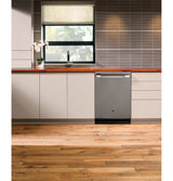 GE® ENERGY STAR® Top Control with Plastic Interior Dishwasher with Sanitize Cycle & Dry Boost