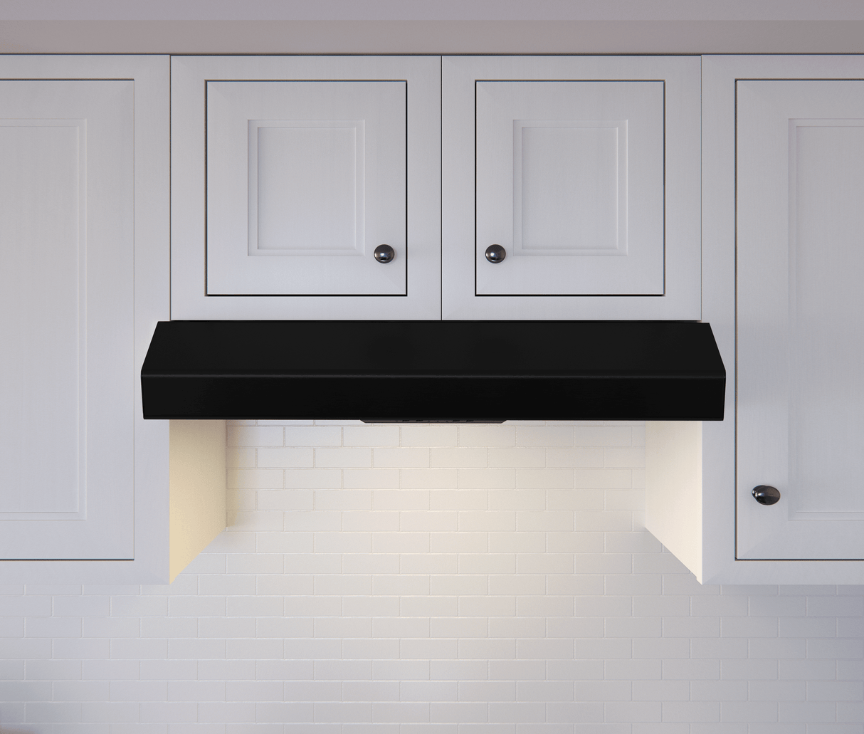 Breeze II, UC, 36", Blk, LED, 400 CFM