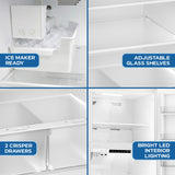 Avanti MaxxSpace Insulation™ Technology Garage-Ready Frost-Free Ice Maker-Ready Refrigerator, 21 cu. ft., ENERGY STAR, White (AVFF21DLJM0W)