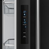 30 Inch 17.5 Cu Ft French Door Counter Depth Refrigerator With Ice Maker In Black/stainless Steel  Gordon Ramsay Series