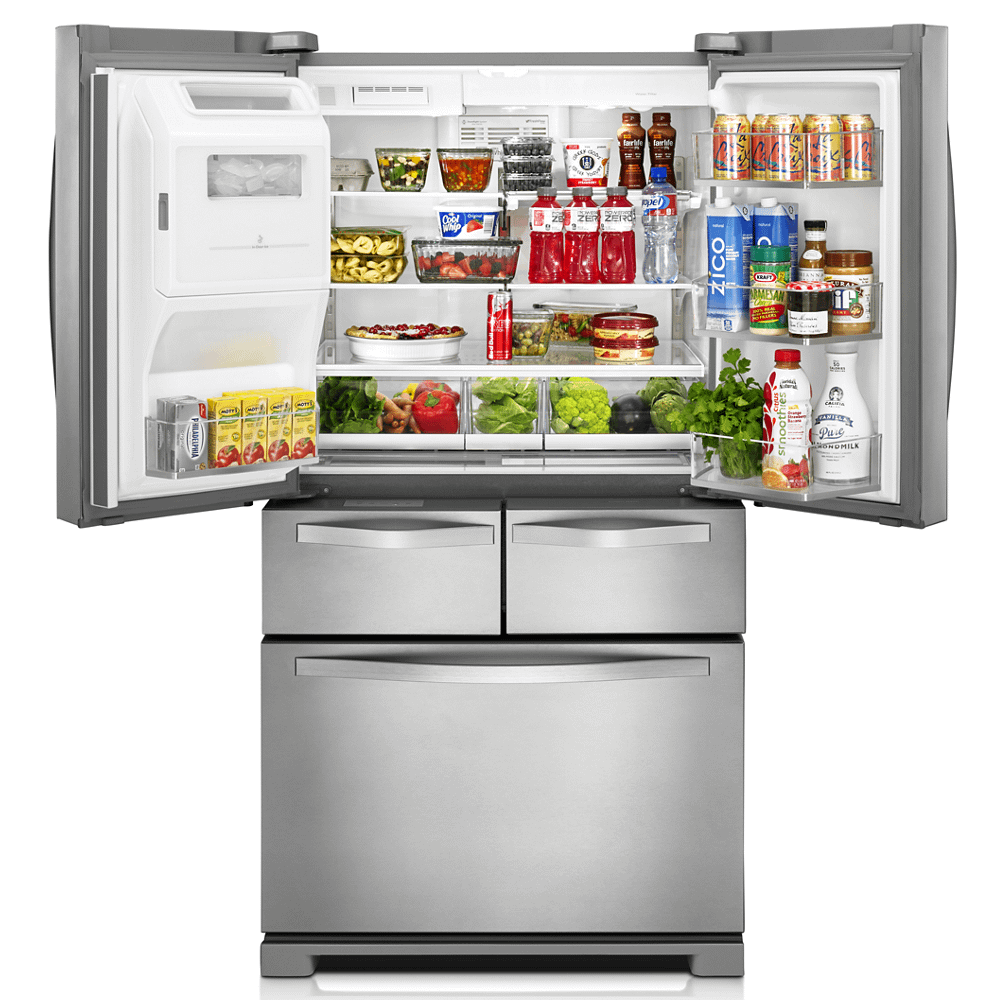 36-inch Wide Double Drawer French Door Refrigerator with Dual Cooling System - 26 cu. ft.