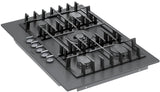 Benchmark® Gas Cooktop 30'' Tempered glass, Dark silver