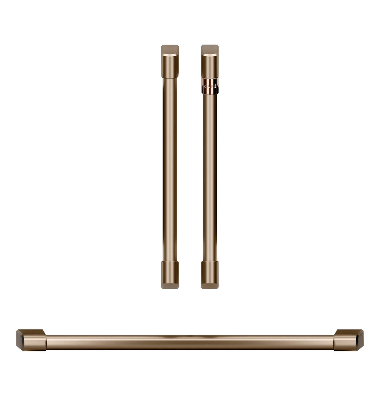 Café™ 2 French-Door Handles; 1 - 30" Handle; - Brushed Bronze