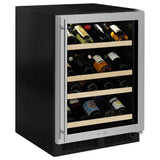 24-In Built-In High Efficiency Gallery Single Zone Wine Refrigerator with Door Swing - Right