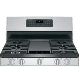 GE® 30" Free-Standing Gas Double Oven Convection Range