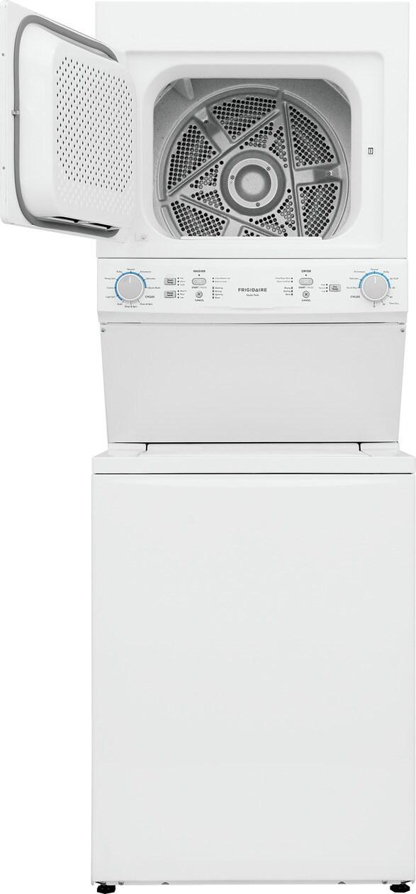 Electric Long Vent Stacked Laundry Center - 3.9 Cu. Ft Washer and 5.5 Cu. Ft. Dryer