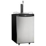 Danby 5.4 cu. ft. Single Tap Keg Cooler in Stainless Steel Look