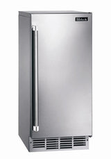 15" Signature Series Cubelet Ice Maker with pump, stainless steel solid door, hinge left, R290