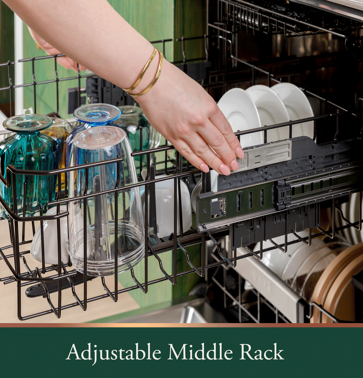 CAF(EBACK)™ CustomFit ENERGY STAR® Panel-Ready Stainless Interior Smart Dishwasher with Ultra Wash Top Rack and Dual Convection Ultra Dry™
