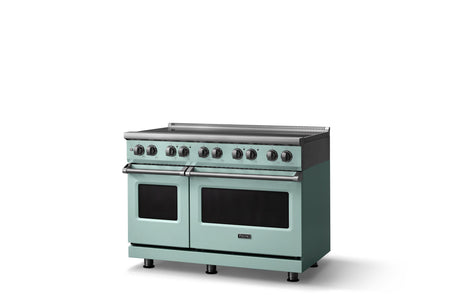 48"W. Induction Range (Finish: Splash, Trim: Polished Chrome)