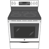 GE® 30" Free-Standing Electric Convection Range