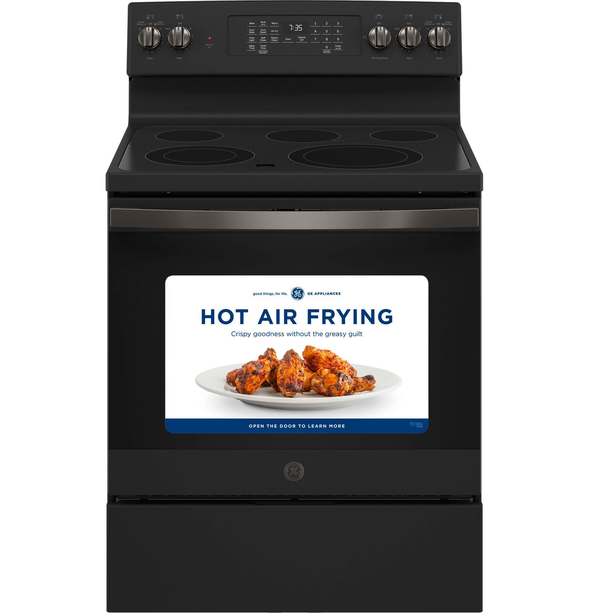 GE® 30" Free-Standing Electric Convection Range with No Preheat Air Fry
