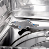 ZLINE 24" Monument Series 3rd Rack Top Touch Control Dishwasher with Stainless Steel Tub, 45dBa (DWMT-24) [Color: Stainless Steel]