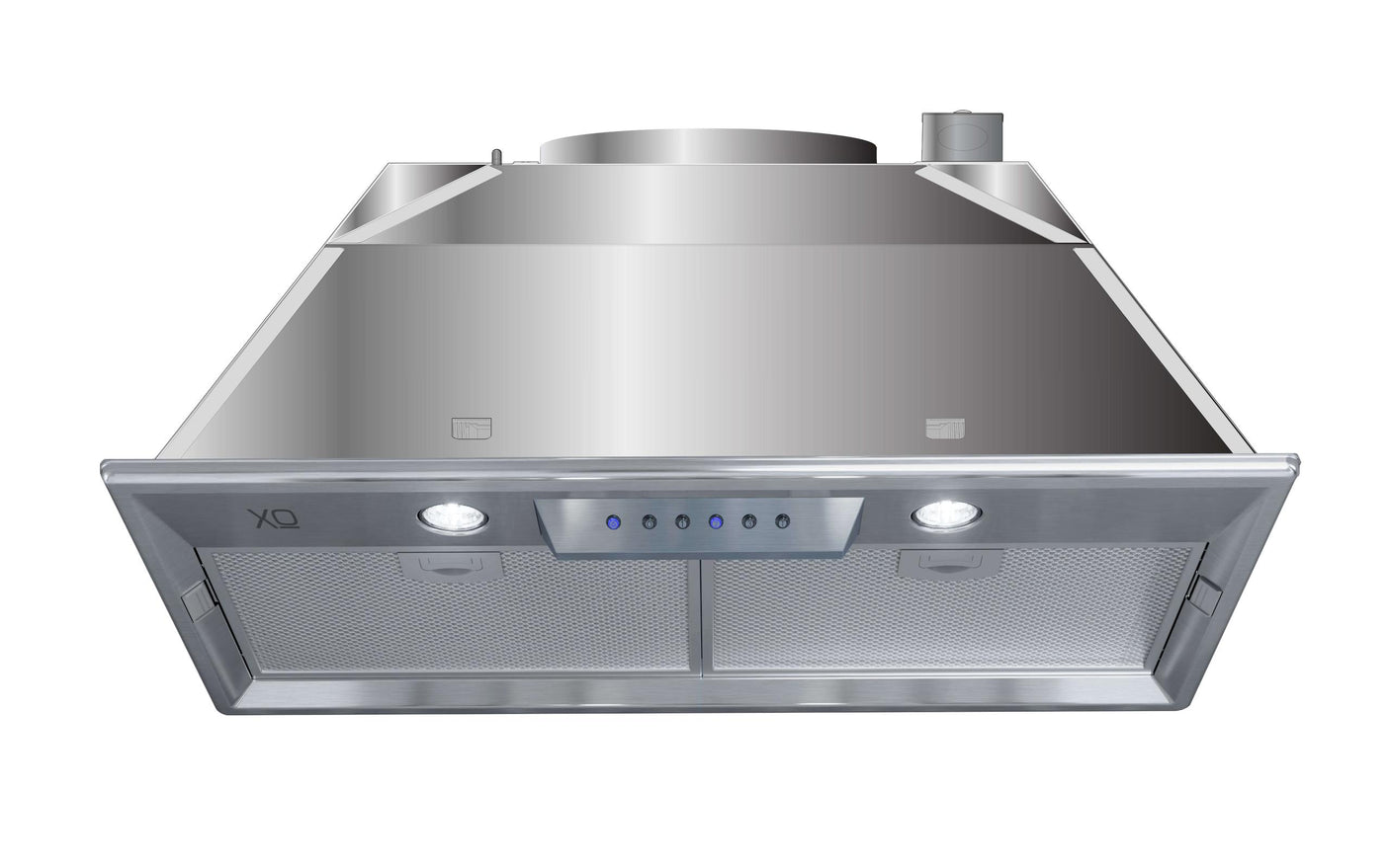 27" CCC 600/395 CFM Insert For Custom Built Hood Italian Made, Stainless