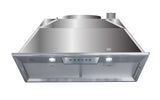 27" CCC 600/395 CFM Insert For Custom Built Hood Italian Made, Stainless