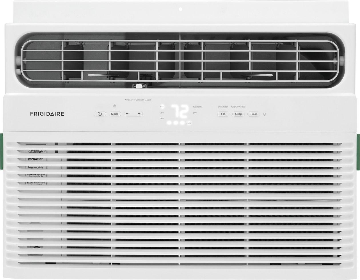 12,000 BTU Window Room Air Conditioner with Supplemental Heat
