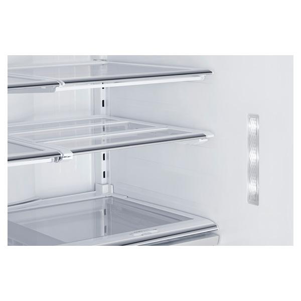 36" Wide, 30 cu. ft. Capacity 4-Door French Door Food ShowCase Refrigerator (Stainless Steel)