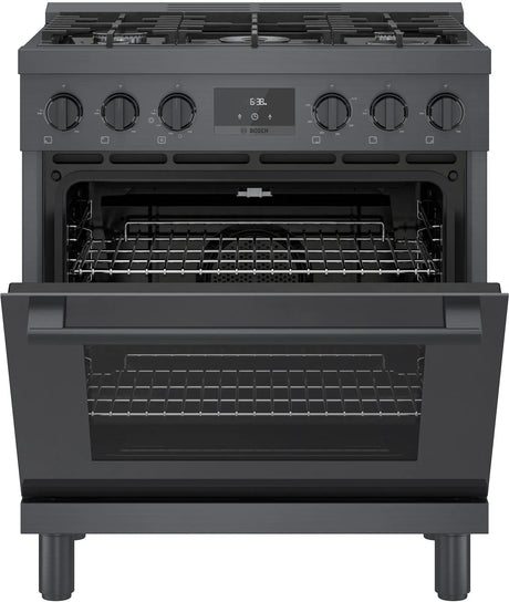 800 Series Gas Freestanding Range 30" Black Stainless Steel