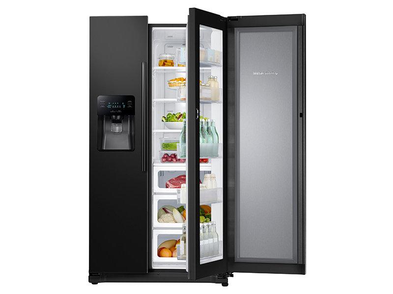 24.7 cu. ft. Side-by-Side Food ShowCase Refrigerator with Metal Cooling
