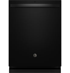 GE® ENERGY STAR® Top Control with Stainless Steel Interior Dishwasher with Sanitize Cycle