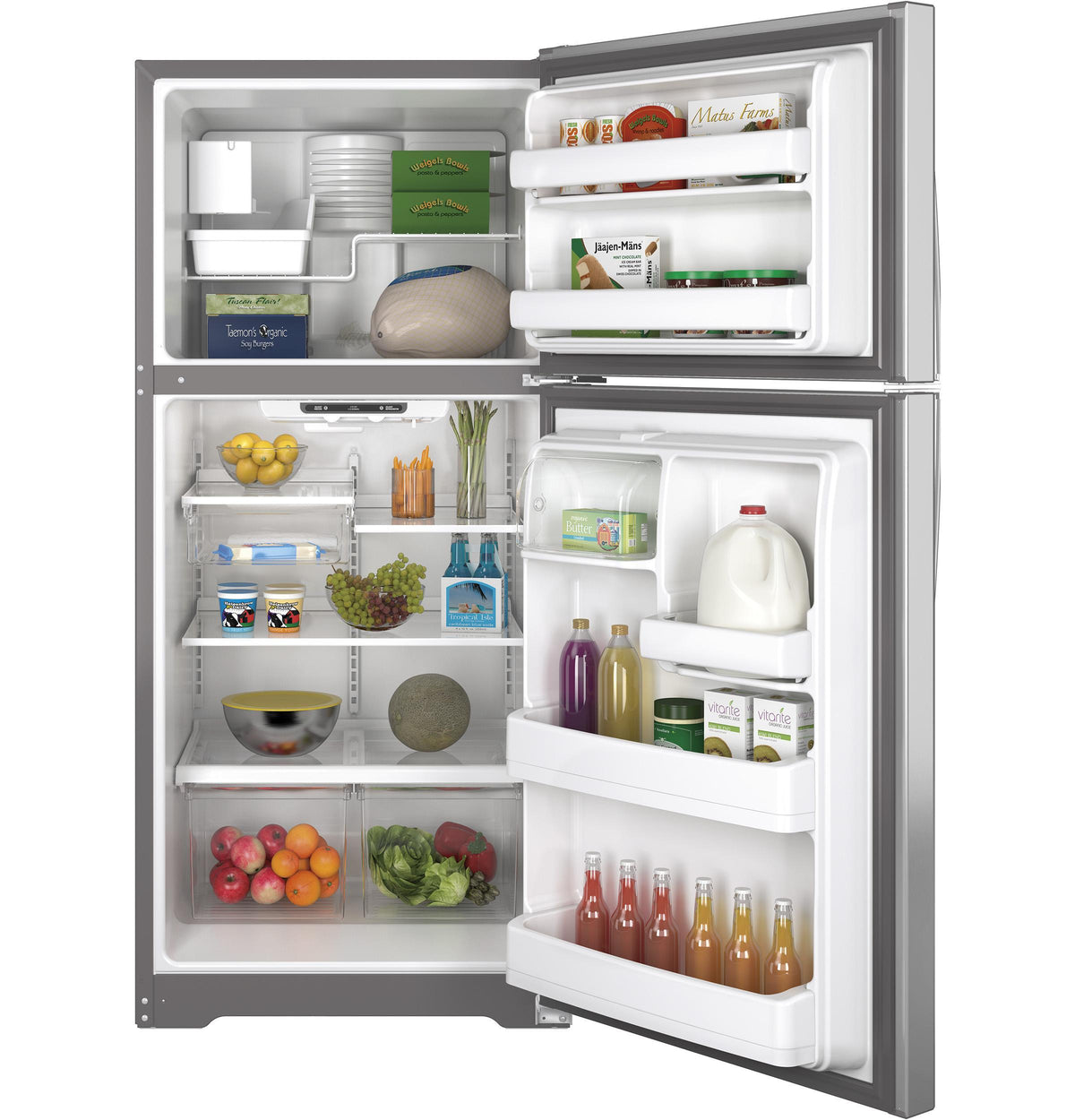GE® ENERGY STAR® 18.2 Cu. Ft. Top-Freezer Refrigerator