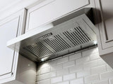 30" CCC 600/395 CFM Undercabinet Hood Stainless