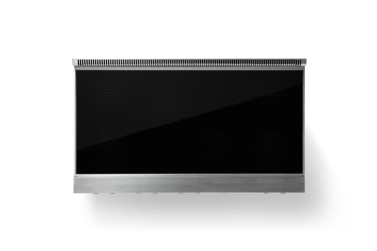 48"W. Induction Range (Finish: Stainless Steel, Trim: Brushed Brass)