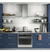 GE Profile™ Series 30" Wall-Mount Glass Canopy Chimney Hood