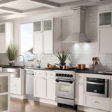 ZLINE Autograph Edition 24 in. 2.8 cu. ft. Dual Fuel Range with Gas Stove and Electric Oven in DuraSnow Stainless Steel with Accents (RASZ-SN-24) [Color: Matte Black]