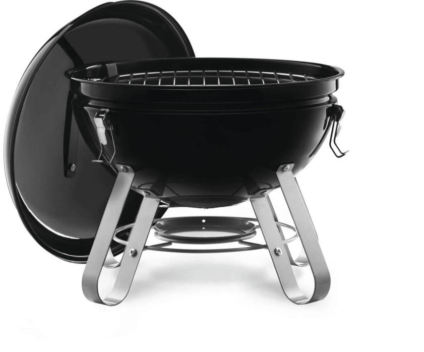 14 inch Portable Charcoal Kettle Grill , Charcoal, Black