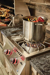Built-in 700 Series Power Burner with Stainless Steel Cover , Propane, Stainless Steel