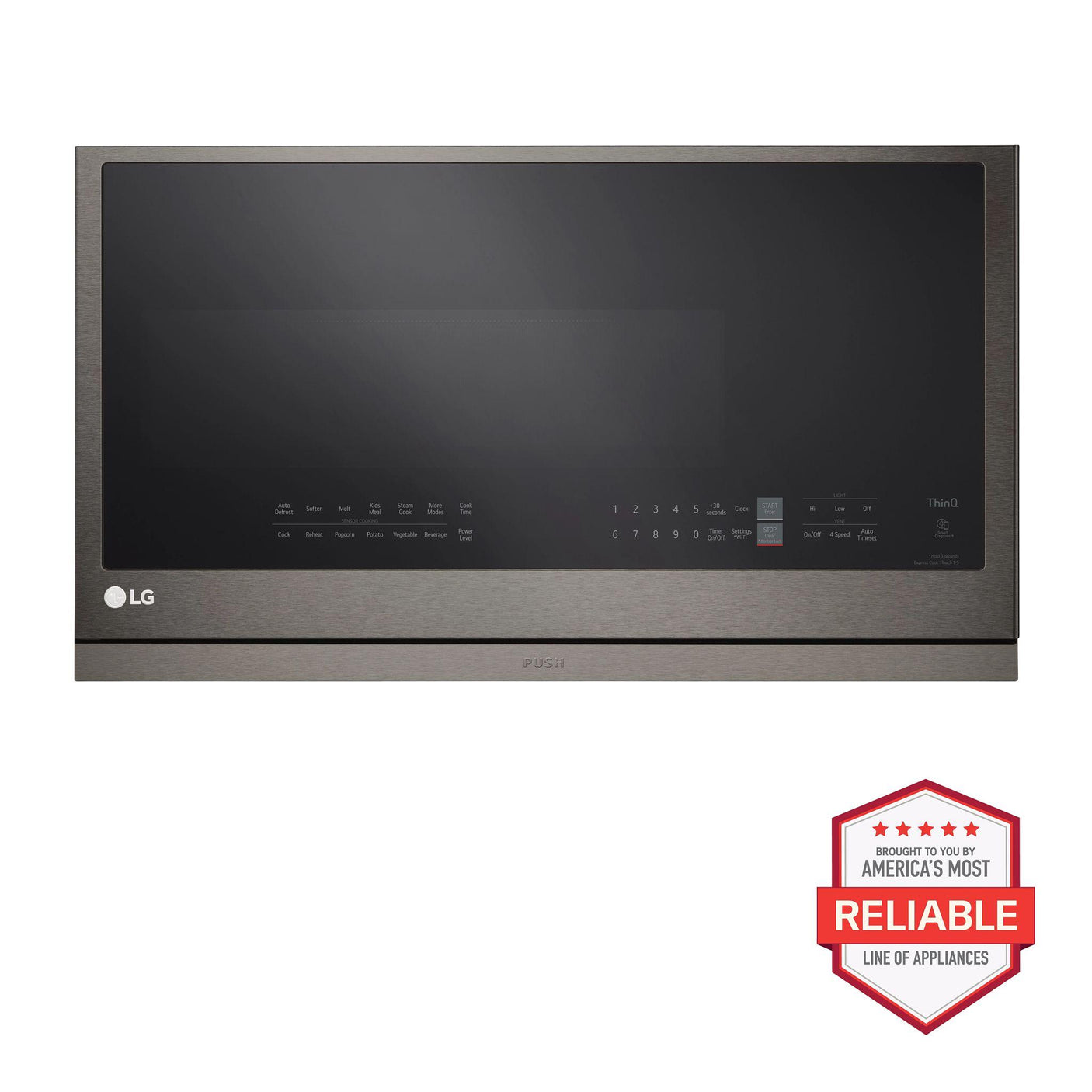 2.1 cu. ft. Smart Over-the-Range Microwave with ExtendaVent®2.0 & EasyClean®