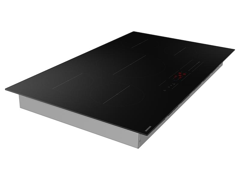 36" Induction Cooktop with Anti-Scratch Matte Glass and Sync Burners in Black