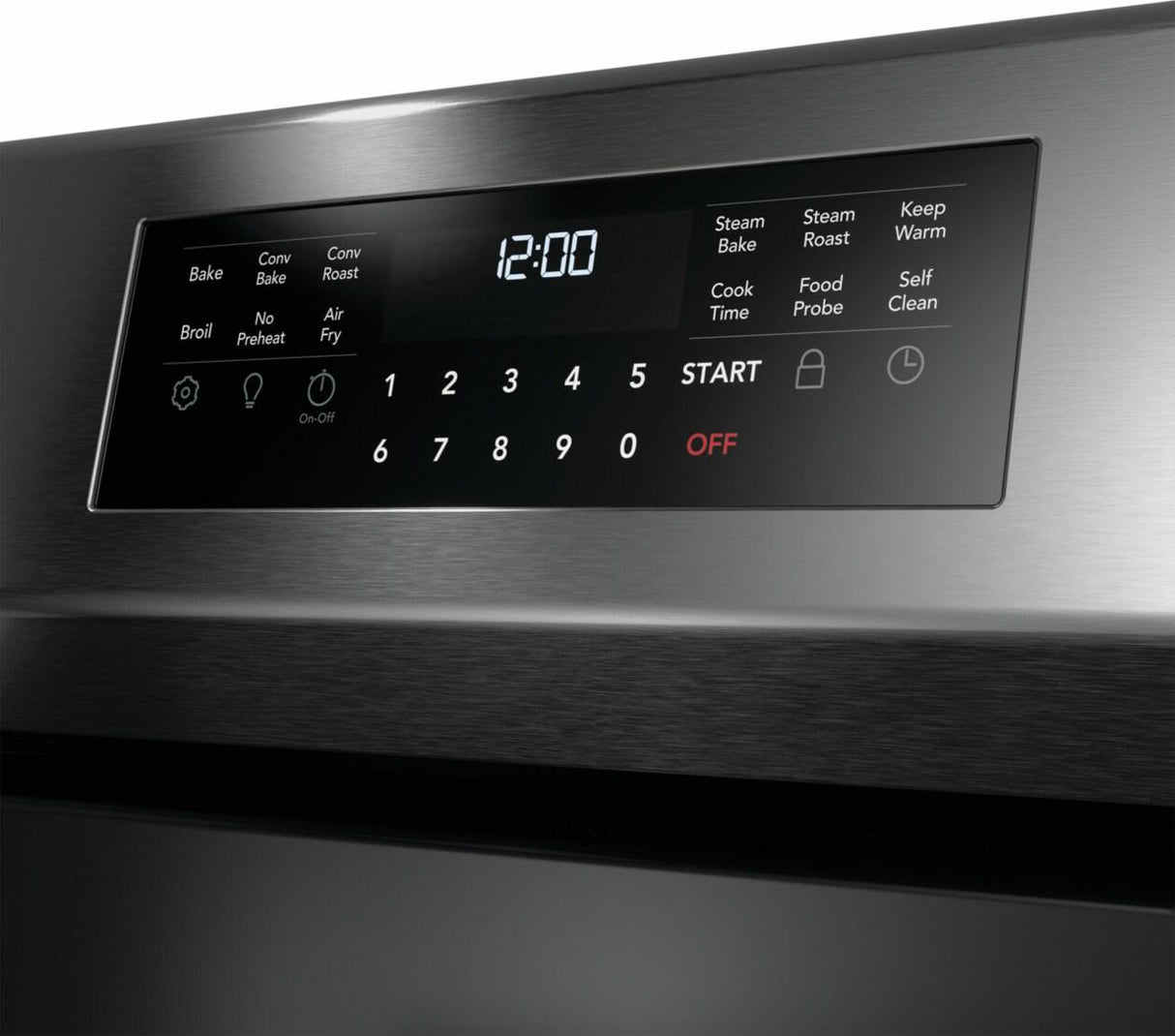 30" Rear Control Electric Range with Total Convection