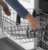 GE® Front Control with Stainless Interior Door Dishwasher with Sanitize Cycle & Dry Boost