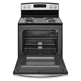 Amana® 30-inch Electric Range with Self-Clean Option - Black-on-Stainless