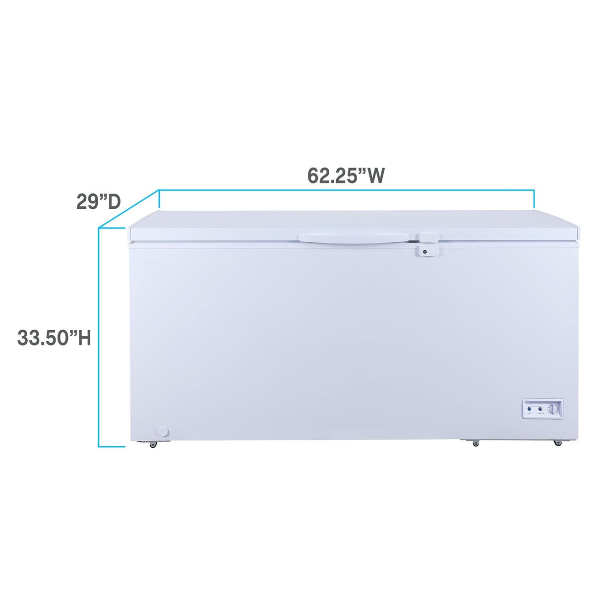 Avanti 17.2 cu. ft. Garage Ready Chest Freezer, White