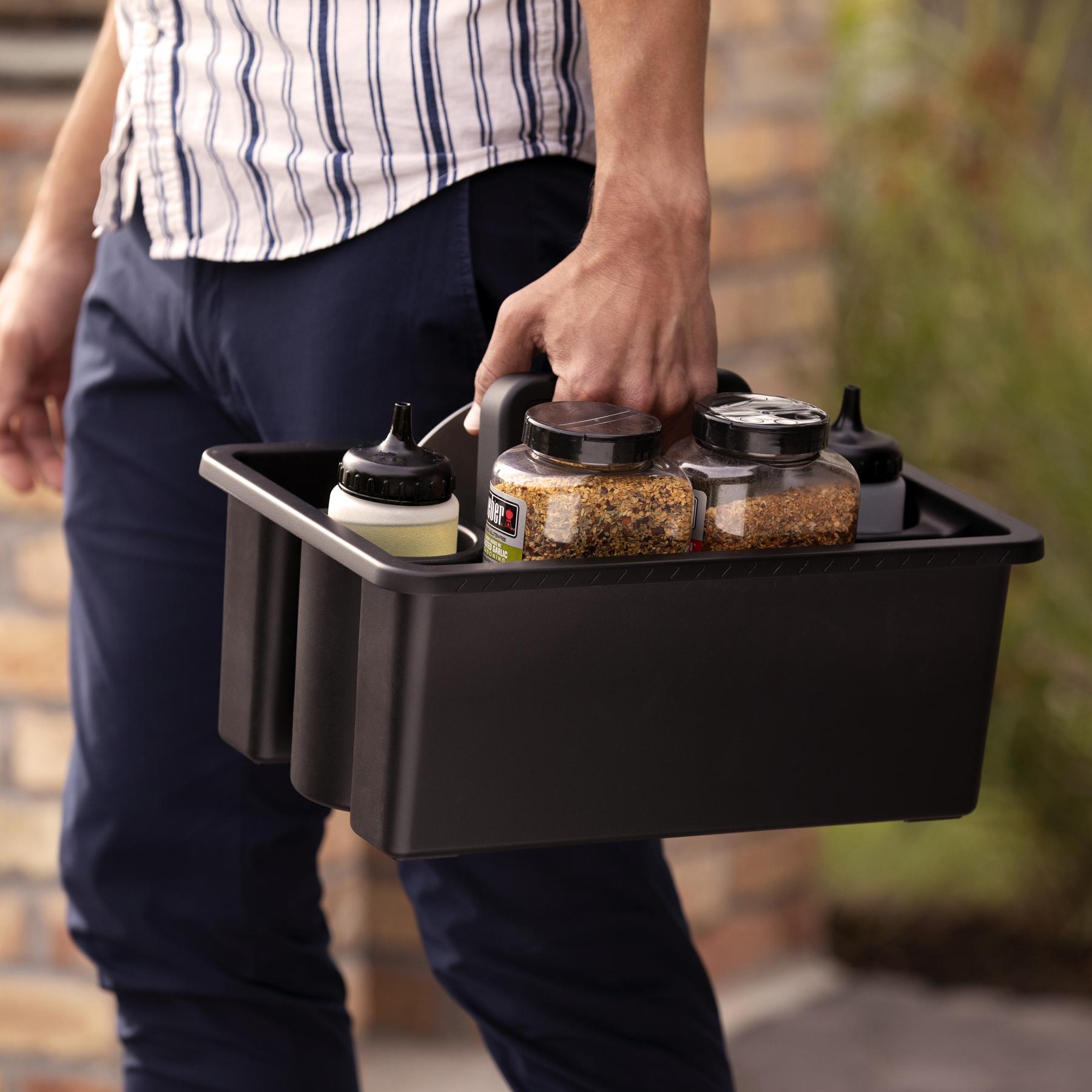 Weber Works ふた付きキャディ#3400128 WEBER 3400128 Weber Works™ Caddy with Tray Lid – Park Ave Appliance