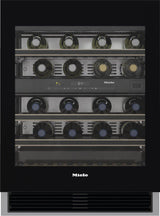 KWT 6322 UG - Built-under wine storage unit with FlexiFrame and Push2open for greater versatility and top-quality design.